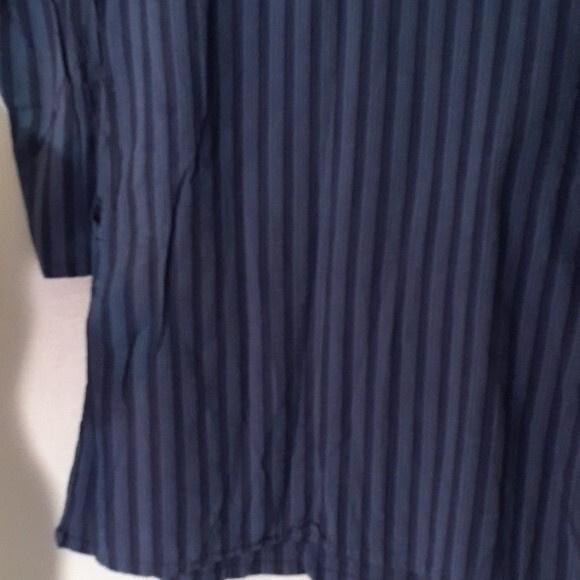 Melange tunic top button down cotton medium m side pockets Indian kurta dress - Picture 3 of 4